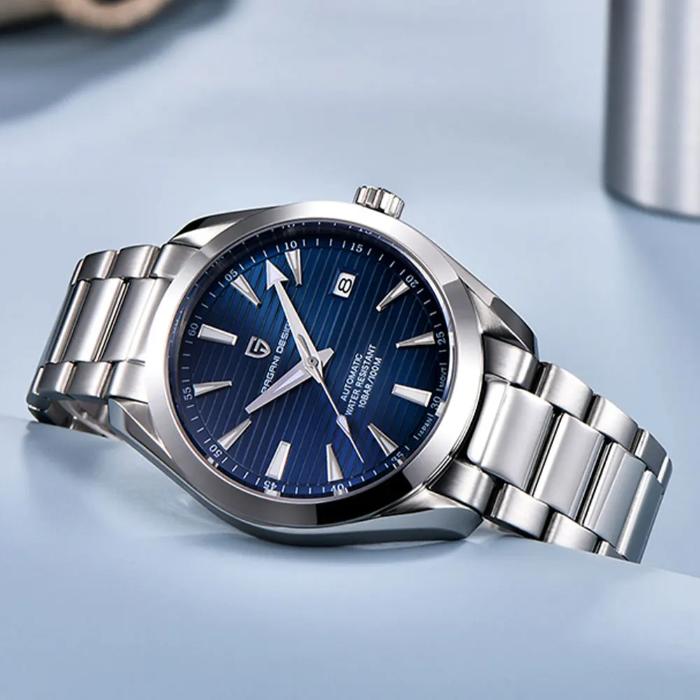 

40mm Men Watch PAGANI DESIGN Top Brand Mechanical Wristwatch Sapphire Glass Stainless Steel 100M Waterproof Automatic Watch Gift