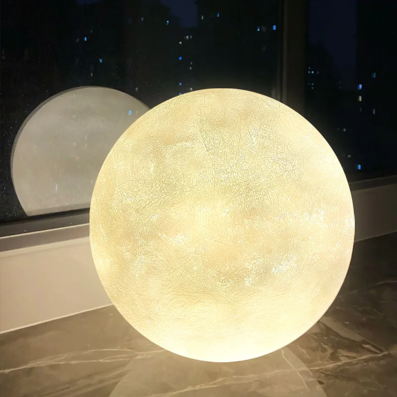

Moon lamp Nordic simple decoration smart desk Internet celebrity moon lamp creative atmosphere living room bedroom floor lamp