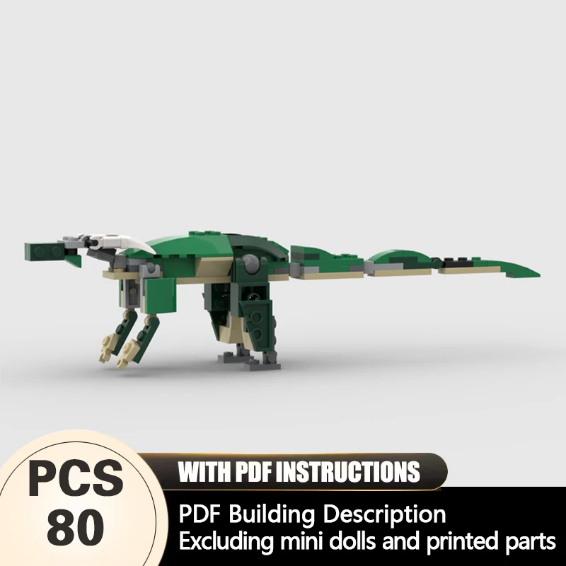 Creators Animal Series Model MOC Building Bricks Fantasy Reptile Modular Technology Gifts Holiday Assemble Toys Suit