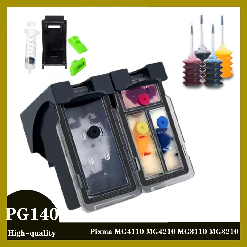 

pg140 cl141 Ink Cartridge PG-140 CL-141 140 141 Compatible For Canon Pixma MG3110 MG3210 MG3510 MG2210 MG4110 MX474 printer