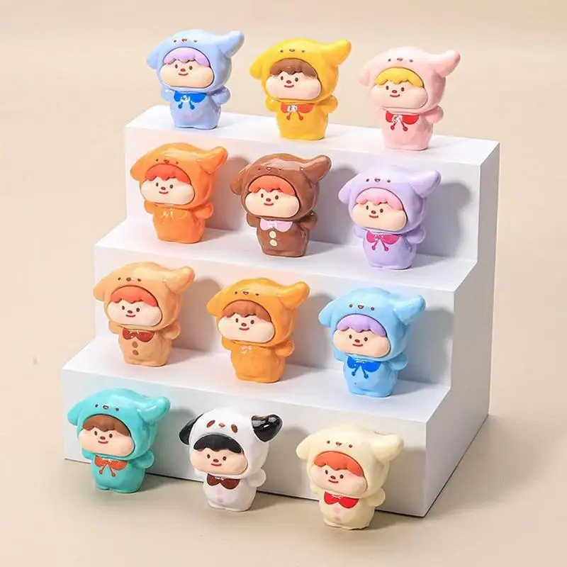 Meatball Marshmallow Puppy Series Mini Toy Cute Anime Figure Desktop Model Gift