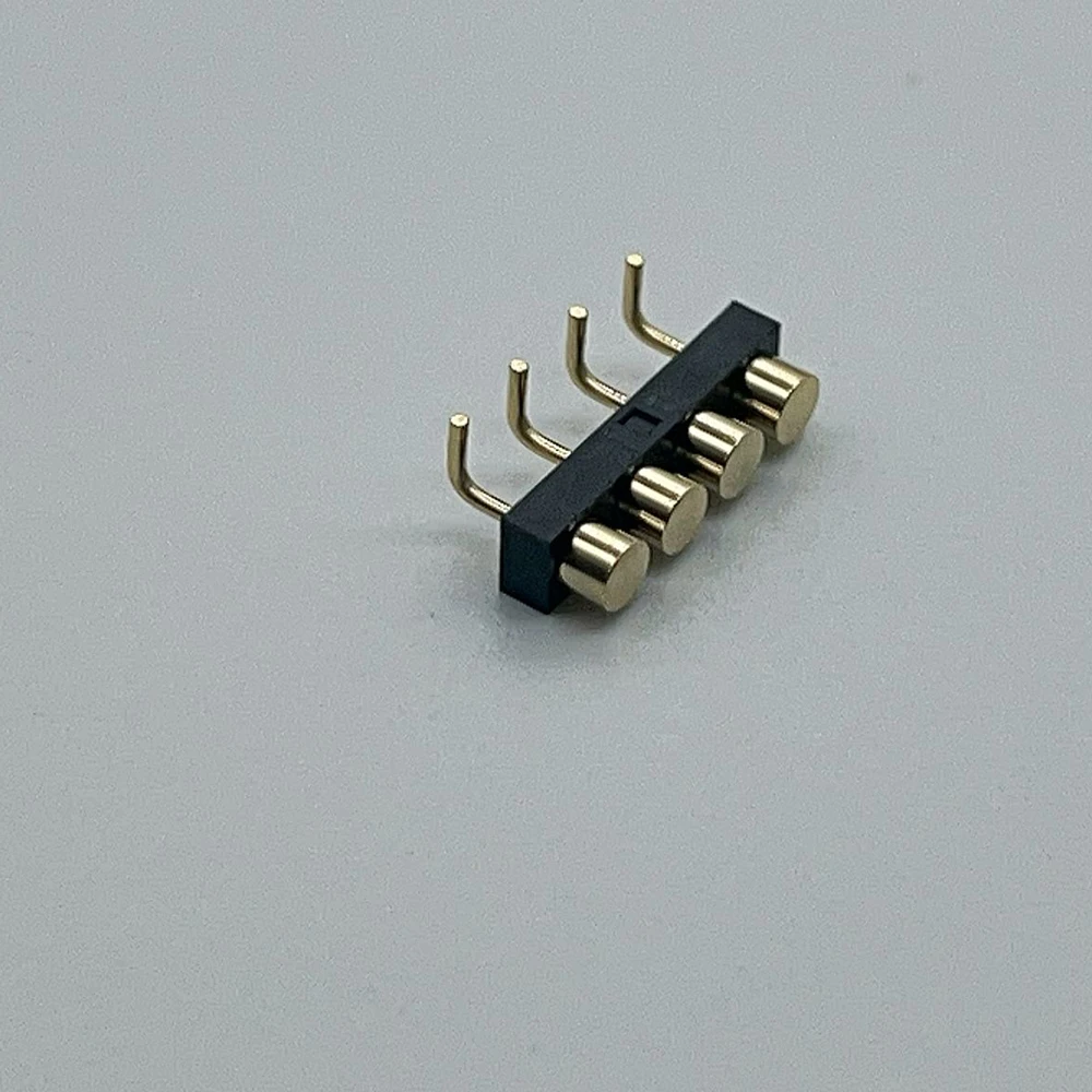 1 Stück 2P 3P 4P 2,54 mm Rastermaß Pogo-Pin-Steckverbinder, federbelasteter Prüfstift, SMT DIP Durchsteckmontage, gebogener Typ, Stecker und Buchse, Lade-Pogo-Pin – Detail 21