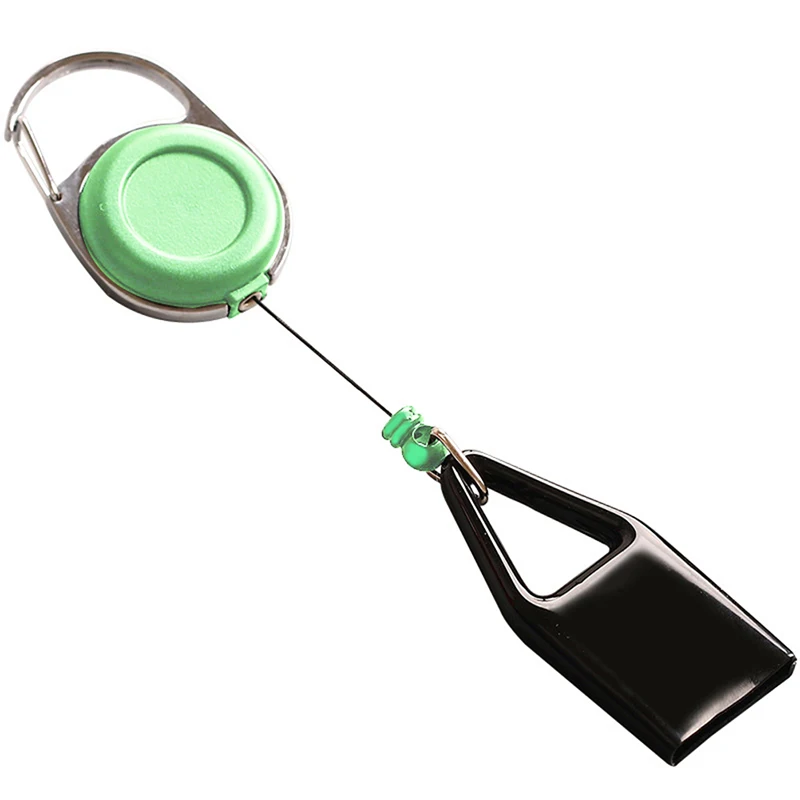 1Pcs Lighter Holder With Retractable Keychain Windproof Lighter Protective Cover Sleeve Clip Tobacco Herb Smoking Accessories image 2