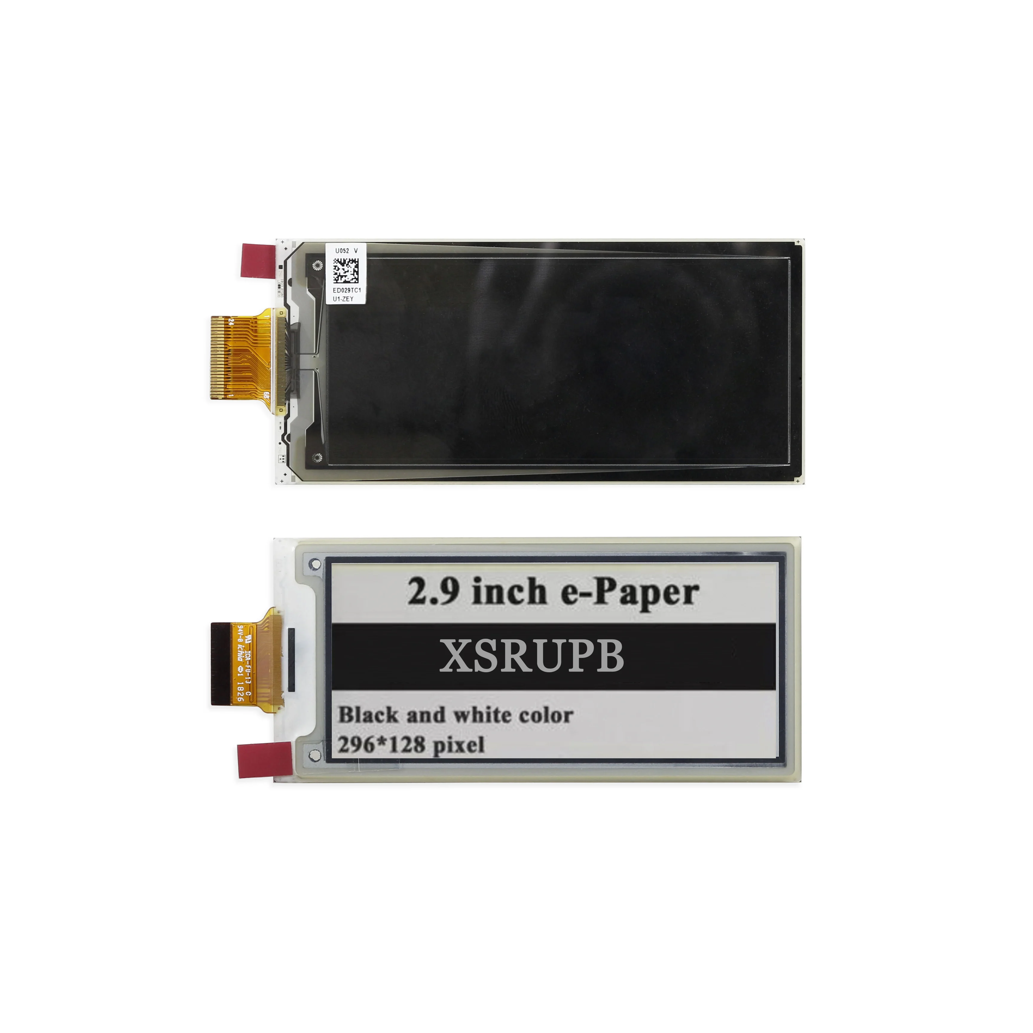 

Новый 2,9-дюймовый дисплей ED029TC1 с разрешением 296×128 и 112PPI, экран Eink