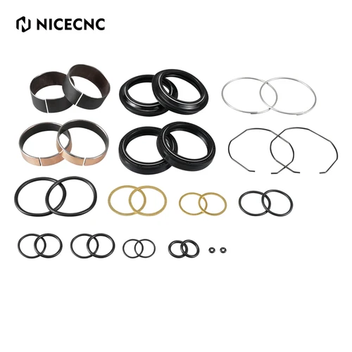 NICECNC sellos de aceite de horquilla reconstrucción sellos de polvo bujes deslizantes de horquilla para Yamaha YZ125 YZ250 YZ250F YZ450F WR250F WR450F Kawasaki Honda
