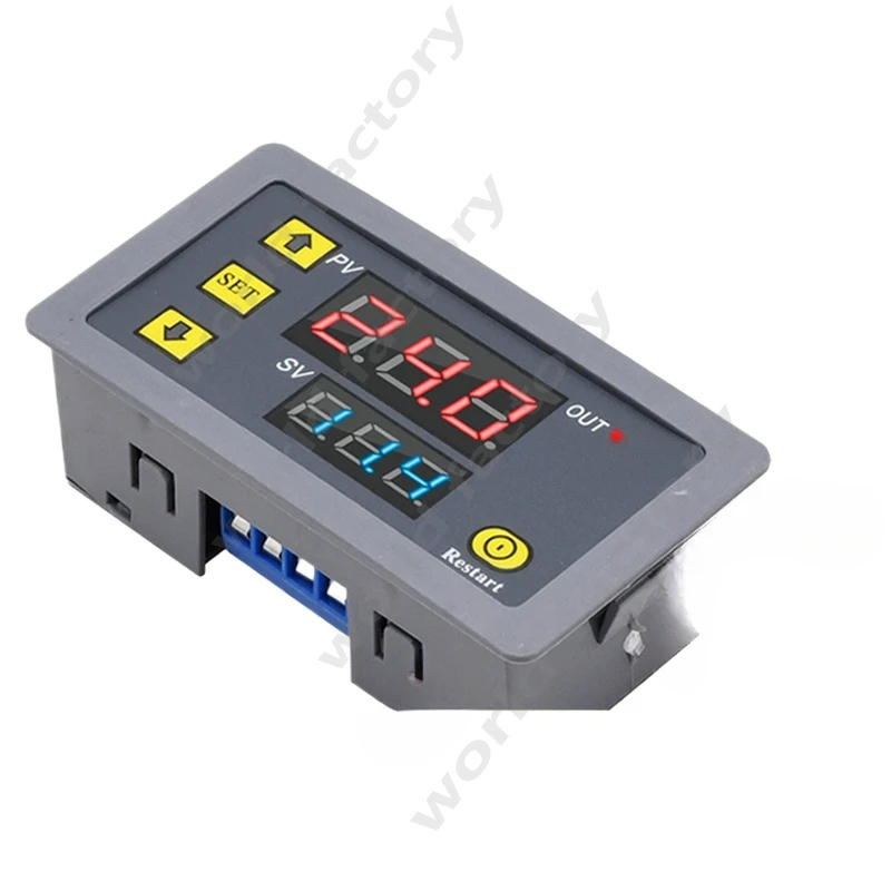 12V24V220V infinite cycle delay relay module multi-function dual digital display adjustable time relay