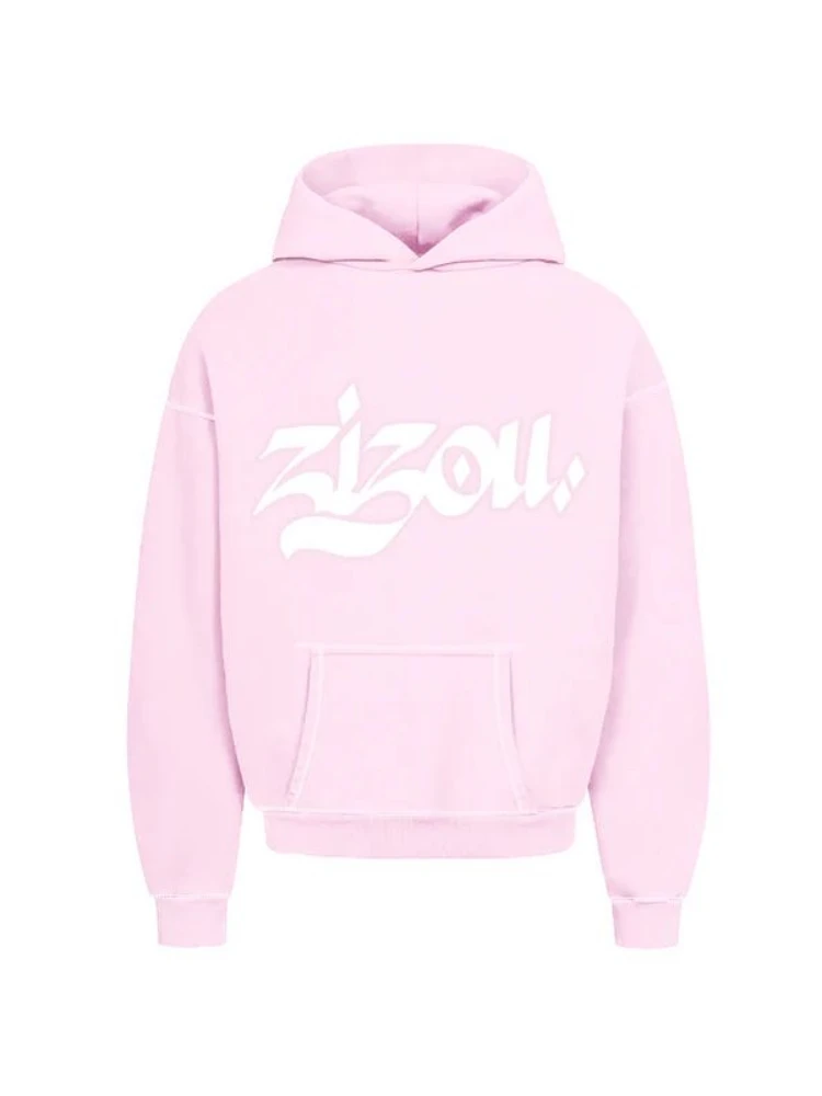Autumn fashion trend brand letter printed reverse line hoodie Y2K hip-hop street wear men's and women's pullover top