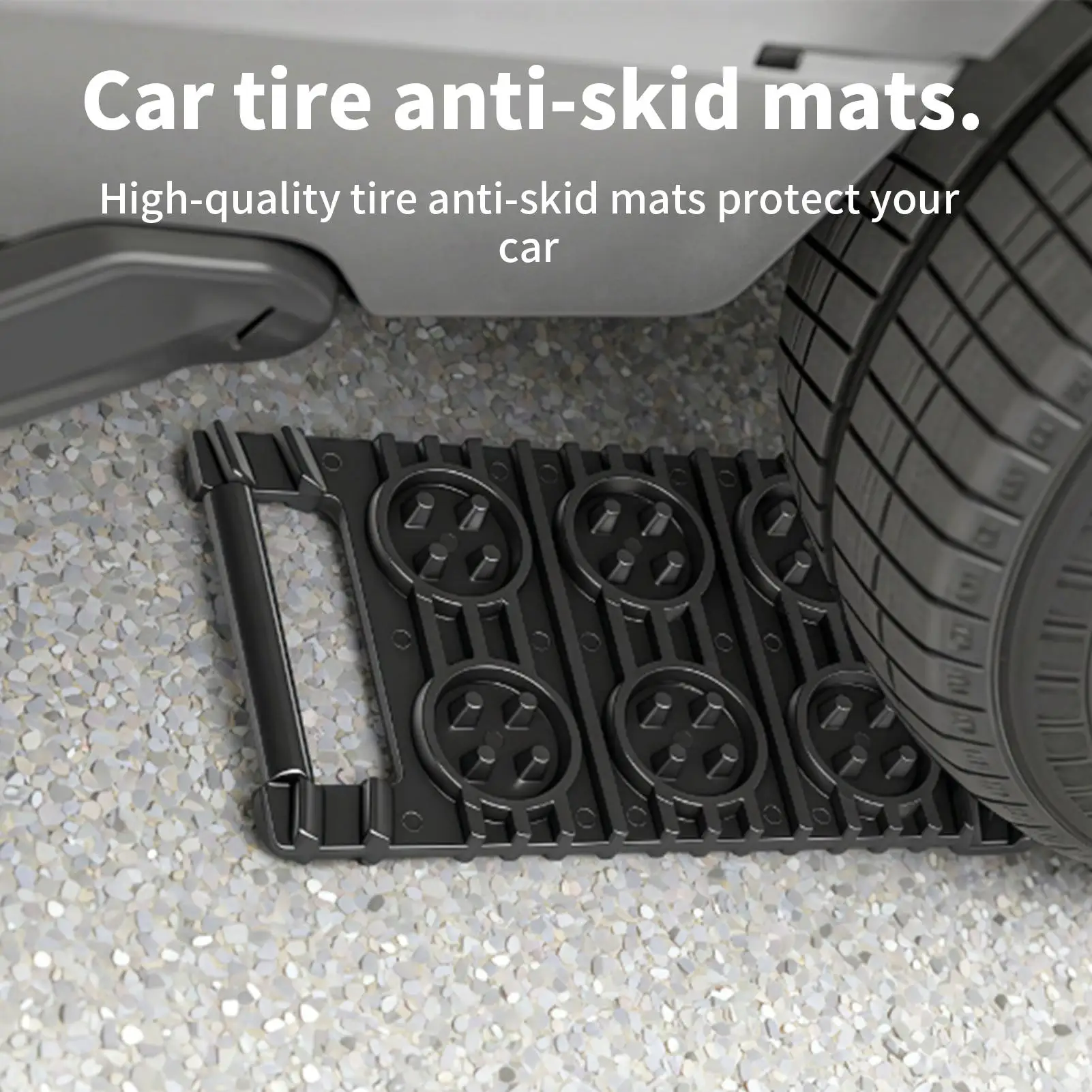 タイヤトラクションマット泥自動車ホイールタイヤはしご車両泥雪トラクションマットアクセサリートラック緊急用