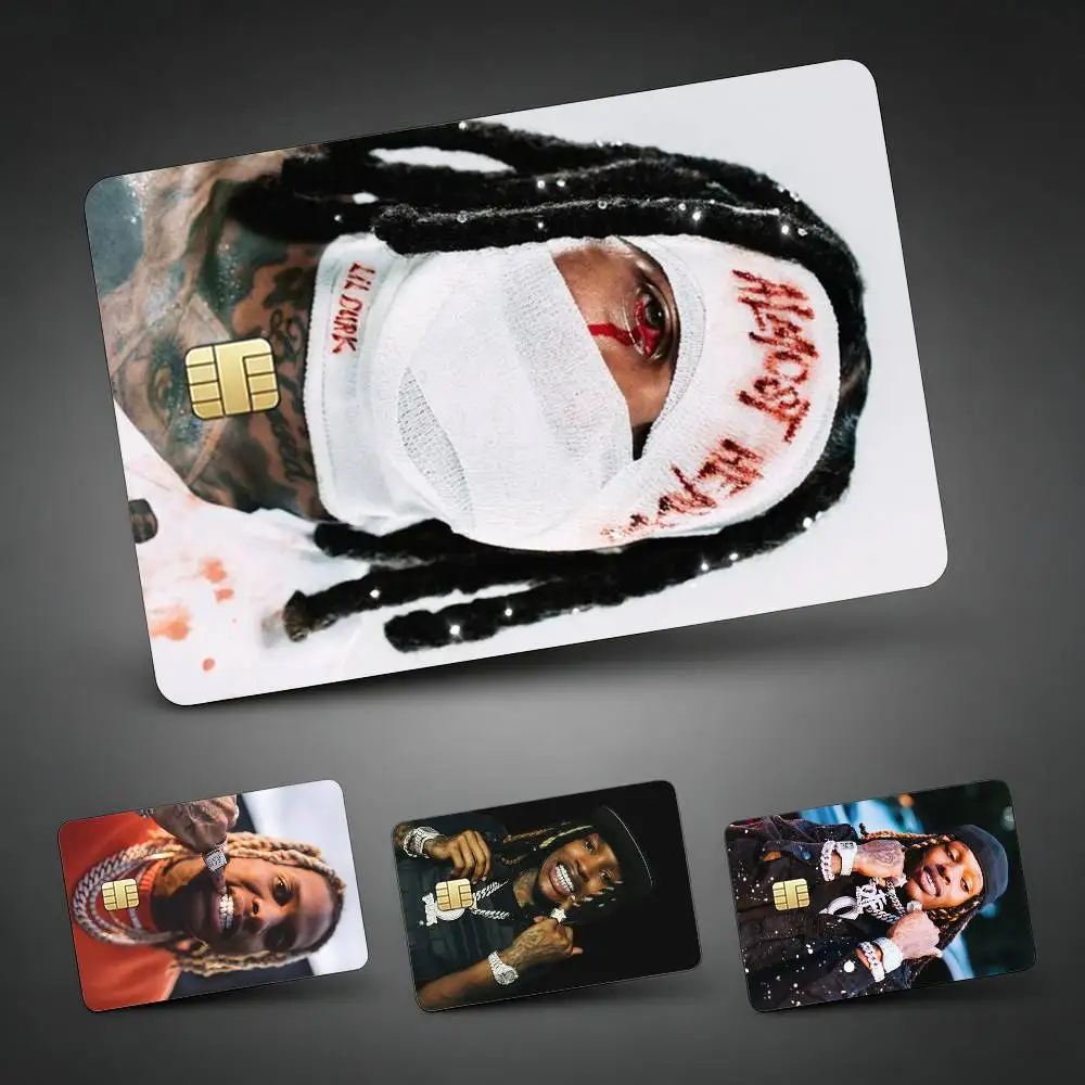 

Rapper L-Lil Durk Sticker Decoration Creative Bank Card Bus Metro Waterproof Sticker