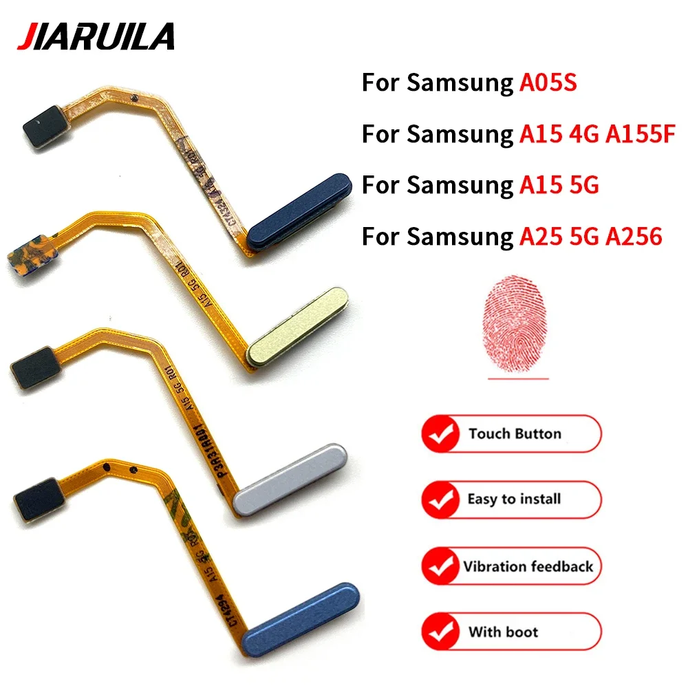 

Fingerprint Sensor Home Return Key Menu Button Flex Ribbon Cable For Samsung A05S A15 4G A25 5G A256
