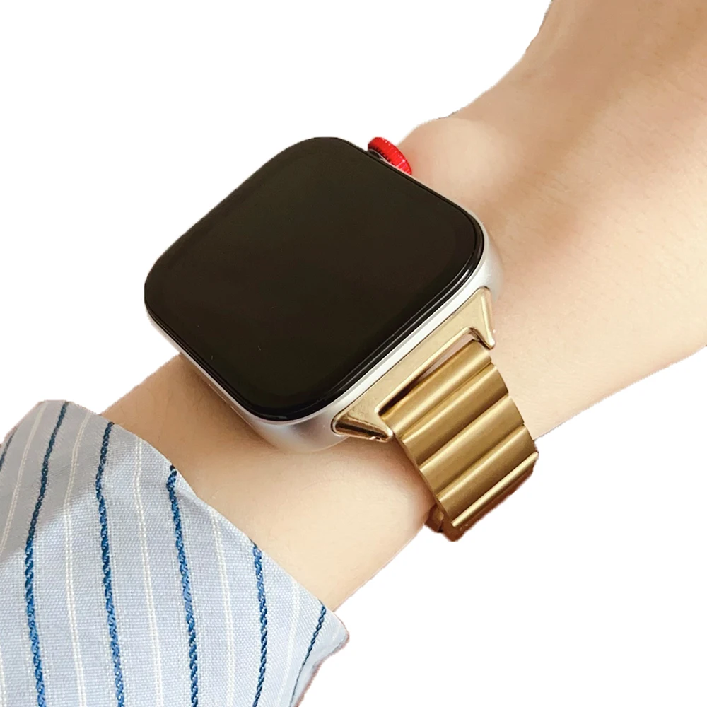 سوار معدني مغناطيسي لساعة Huawei Watch Fit 3 سوار ساعة بديل مغناطيسي من الفولاذ المقاوم للصدأ للرجال والنساء