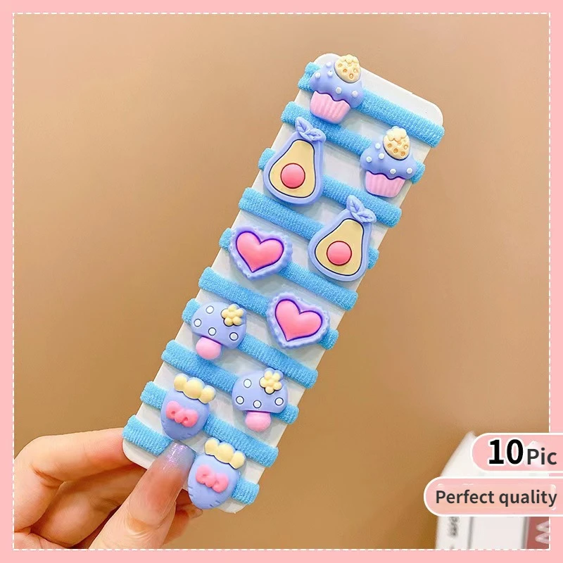 10/50 piece a set for children cute high stretch headband hair accessories Little Girl candy color trendy hair circle headband