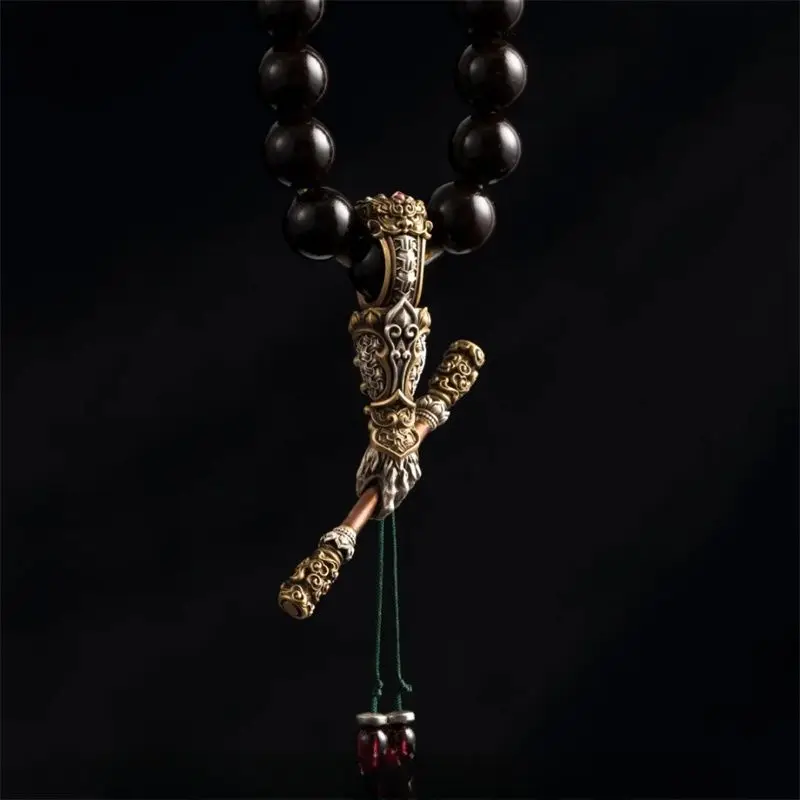 

Black Myth Wukong Three Links Bead Bracelet Retro Handsome Exquisite Design Game Peripheral Male Chronicles