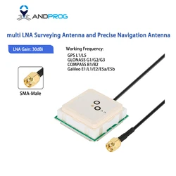 RTK GNSS L1 L5 Multi Band High Precision Antenna,multi LNA GPS/GLONASS/BEIDOU/GALILEO