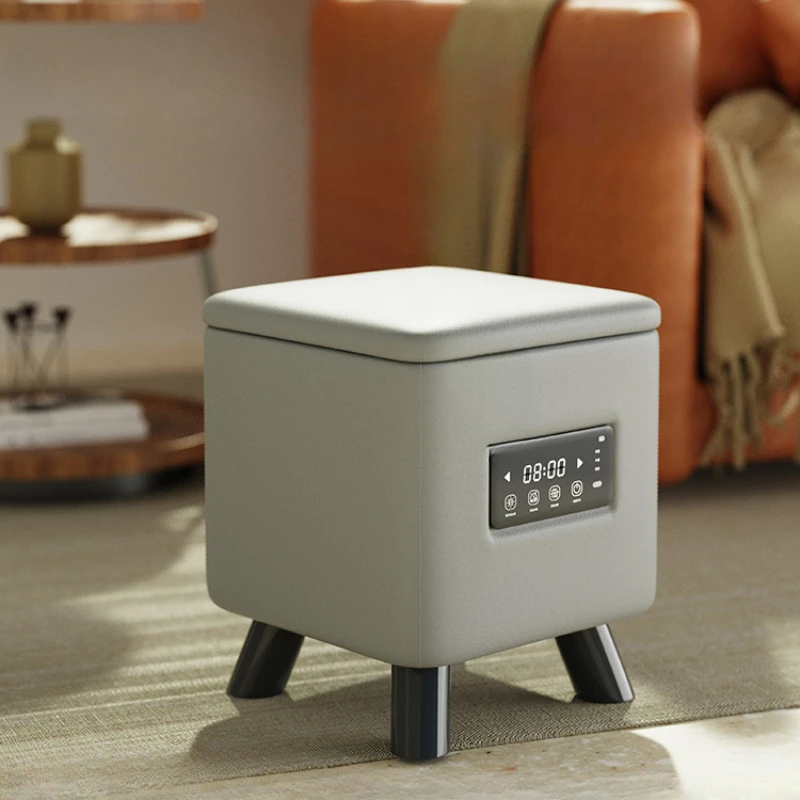 Sterilization and deodorization intelligent short stool, household shoe changing stool, children's storage stool, living room