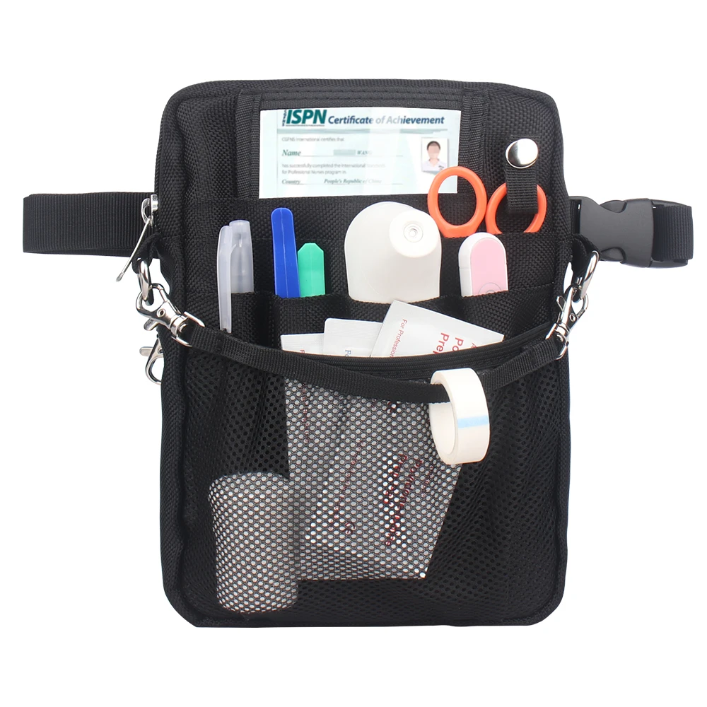 

WESSLECO Nurse Organizer Belt Fanny Pack NurseTool Waist Shoulder Pouch Case for Medica Scissors Care Kit Tool Storage Bag