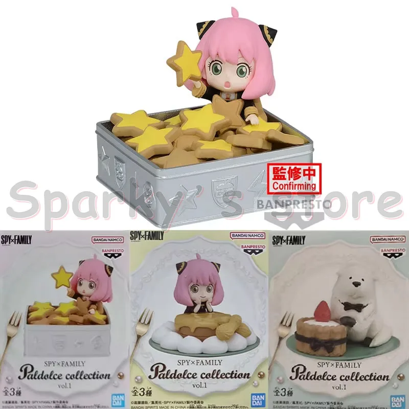 Bandai Original Paldolce collection vol.1 SPY×FAMILY Anime Figure Anya Forger BOND Action Figure Toys For Boys Girls Kids Gifts