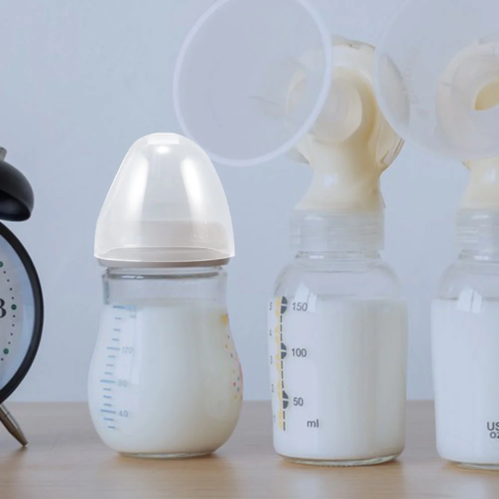 Mason Jar Baby Bottle Accessories Breast Milk Bottles Kit Plastic Replacement Caps