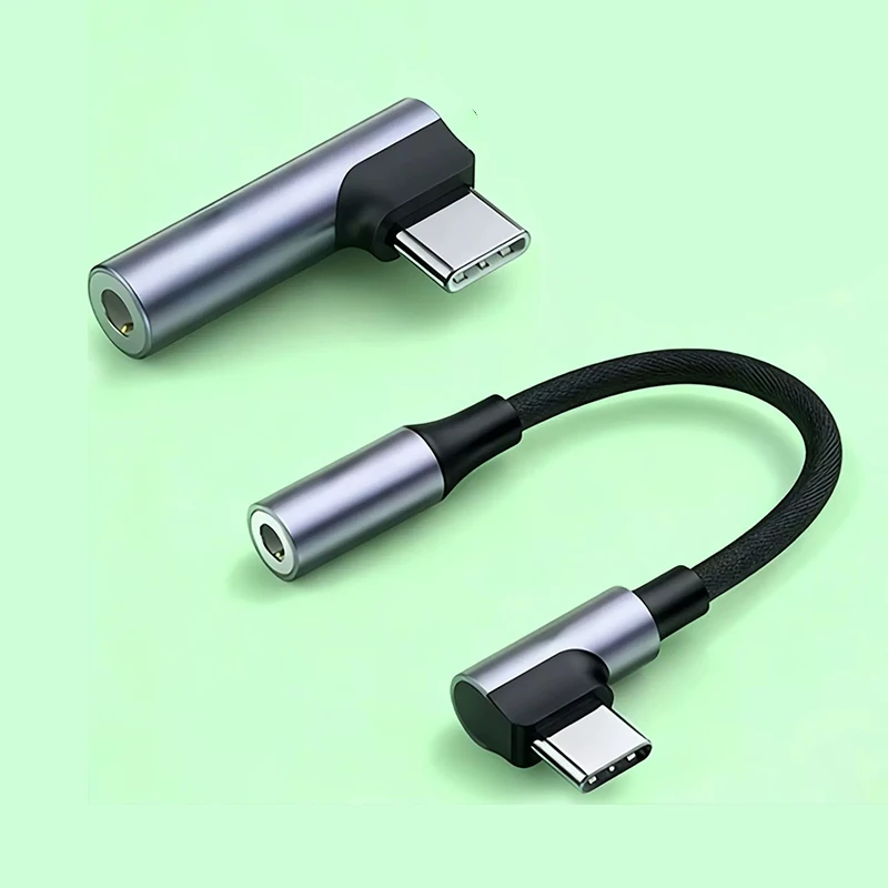 Type-C to 3.5mm Headphone Adapter | Compact and Portable, USB-C to 3.5 mm connector