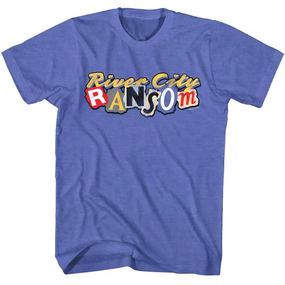 River City RANSom Logo Men's T Shirt Street Gang Technos Arcade Video Game 1989 Idea