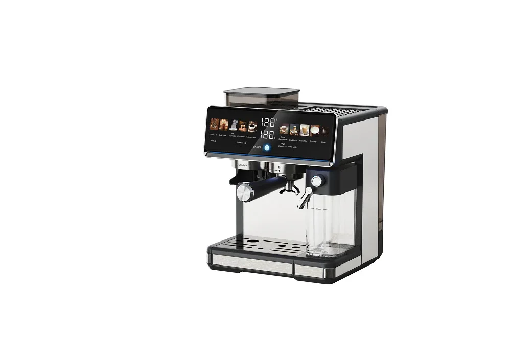 Limited Offer NEW Grinding Milk Foam Hot And Cold Double Extract 3 In 1 Multi-function Household Italian Semi-automatic Coffe