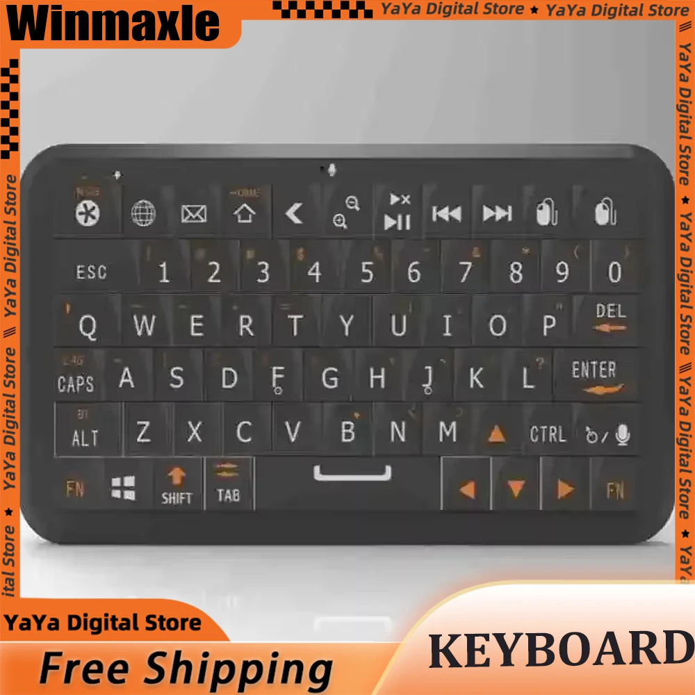 Winmaxle Modelb1 Keyboard Mini Handheld Keyboard Portable Multi-system Compatible Wireless Bluetooth Smart Handheld Keyboard