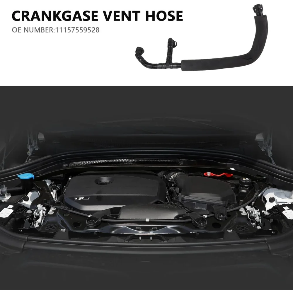 

Crankcase Breather Vent Hose 3-Way 2000-2015 For BMW 325i, 330i, 630i, 730Li, xDrive25i, , 30si, 2.5si, 3.0si 11157559528