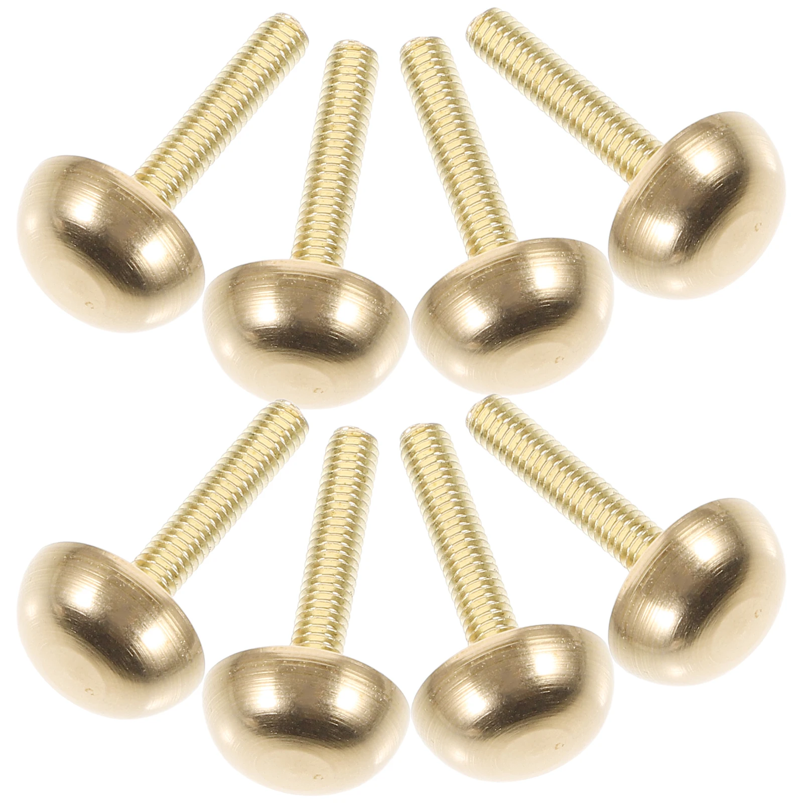

8 Pcs Decoration Decorative Screw with Caps Hardware Nuts Hat Screws Brass Installation