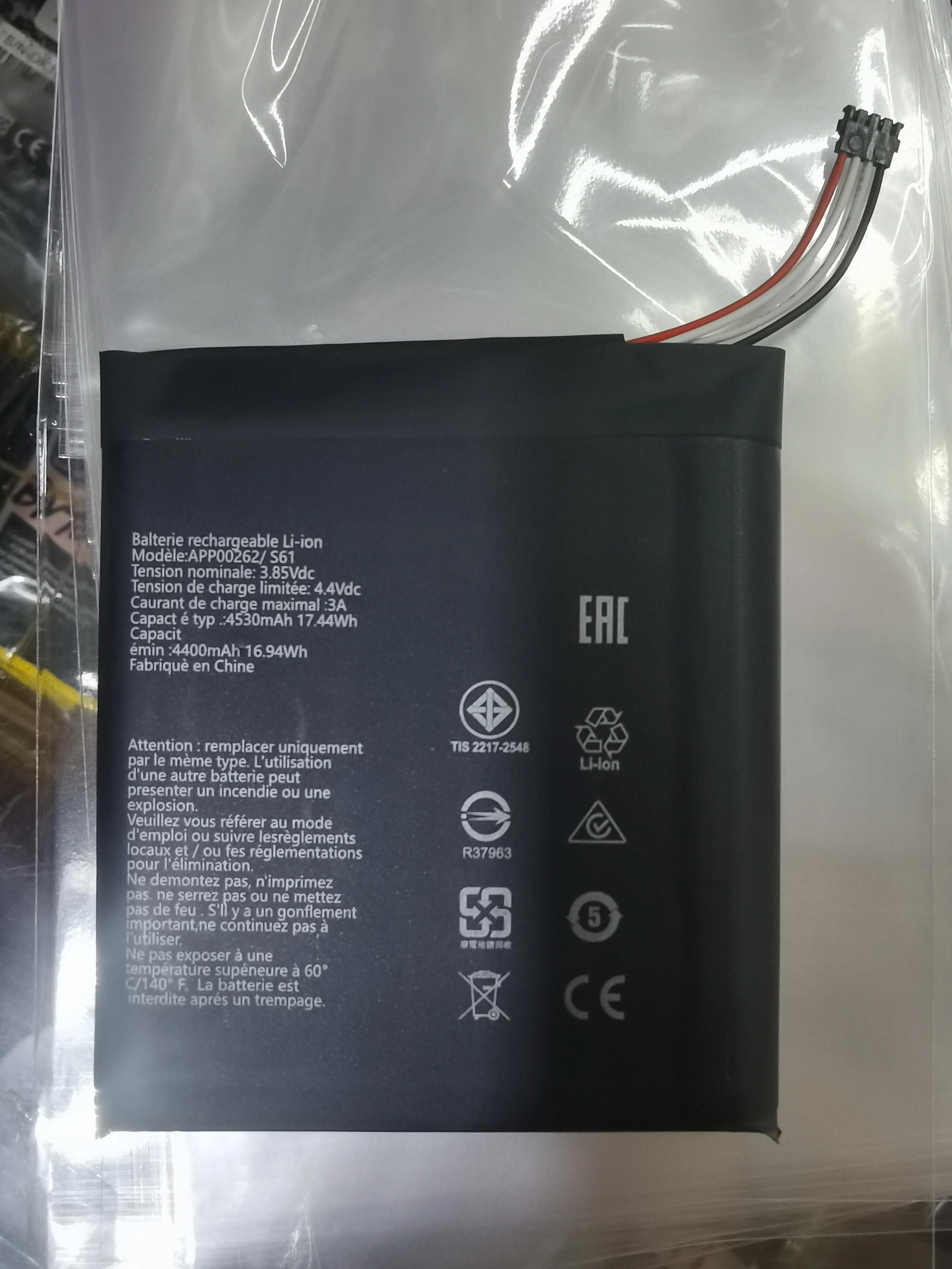 4400mAh S61 For Caterpillar Cat S61 battery APP00262