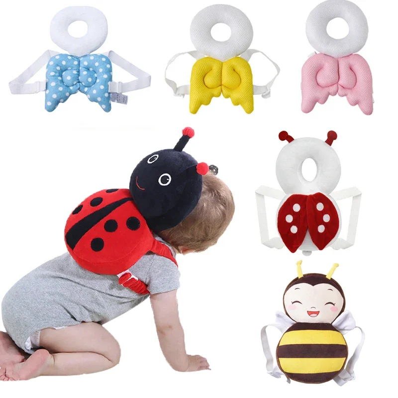 

Baby Head Protection Pad Safety Harness Headgear Cartoon Design Infant Toddler Protector