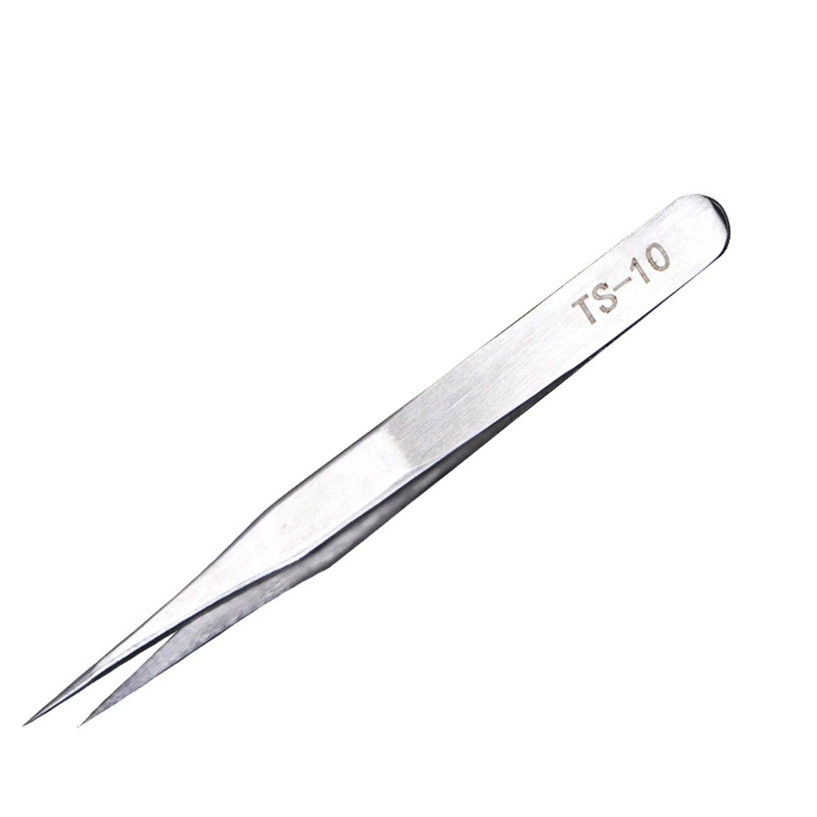 Heavy Duty Thickened Stainless Steel Tweezers Perfect Alignment/ Grip High Precision Tweezer for Electronic Repairs and Nail Art