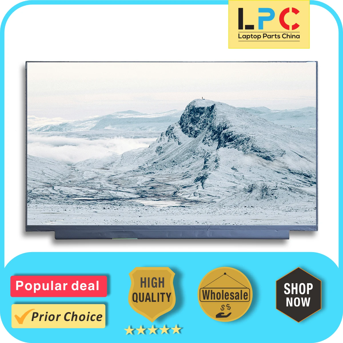 

LP156QHG-SPV1 NE156QHM-NZ1 LCD Screen Display QHD2560x1440 240Hz EDP 40 Pins 15.6 inch Non-Touch New Replacement Laptop Display