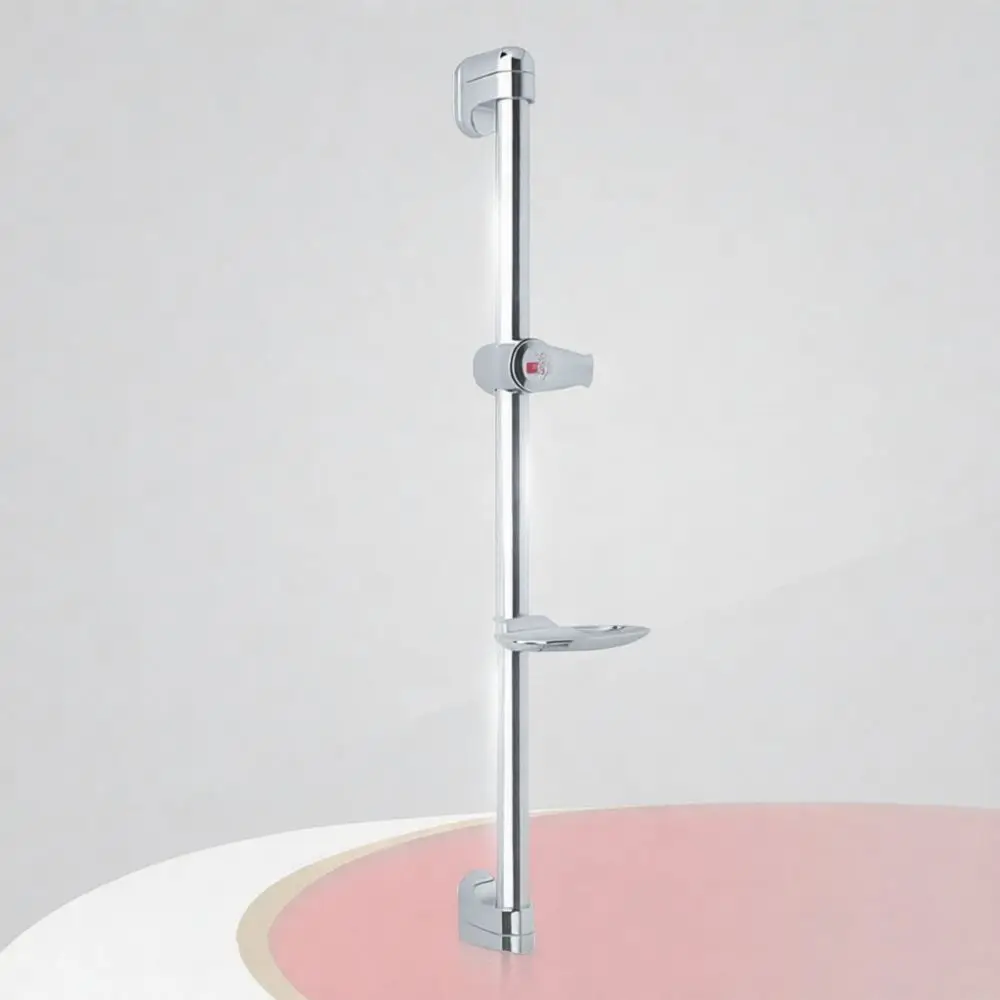 Adjustable Stainless Steel Shower Rail Slide Bar Bathroom Handheld Spray Holder Modern Design With Rainfall Function Accessory