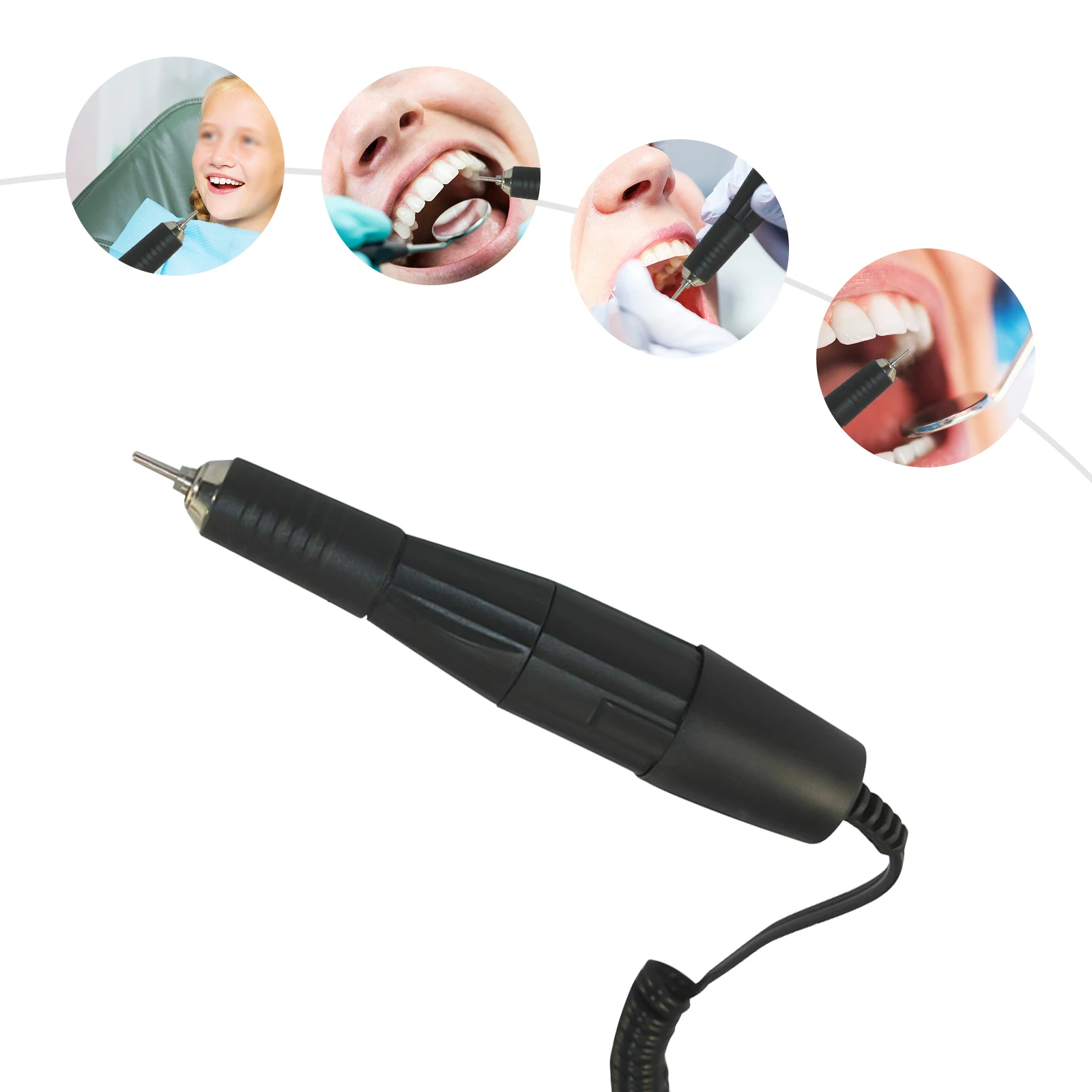 Lightweight Polisher Handle - 0.73lbs, Smooth Surface, Standard Interface, Rust/Scratch-Resistant for Dental/Stone Polishing