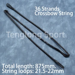 Archery Crossbow String 875mm 36 Strands for 200-300 Lbs Bow Black 1pcs