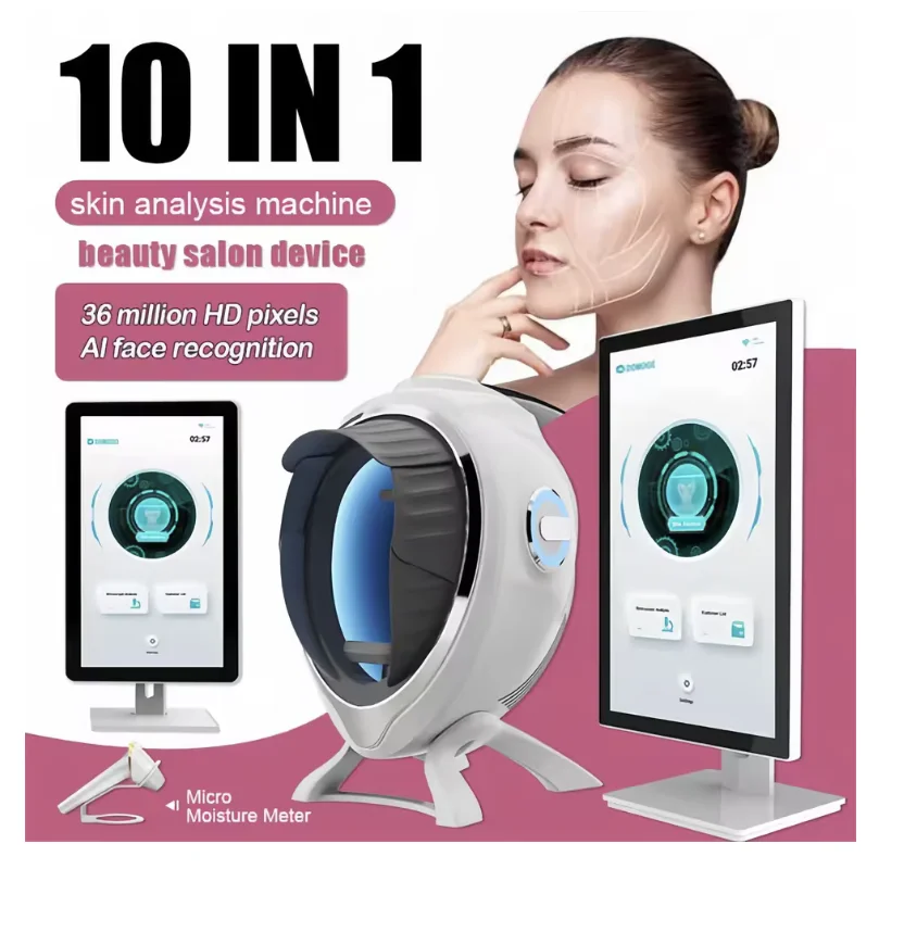 

Digital facial analyzer machine 3D digital facial skin analyzer machine facial scanner for sale