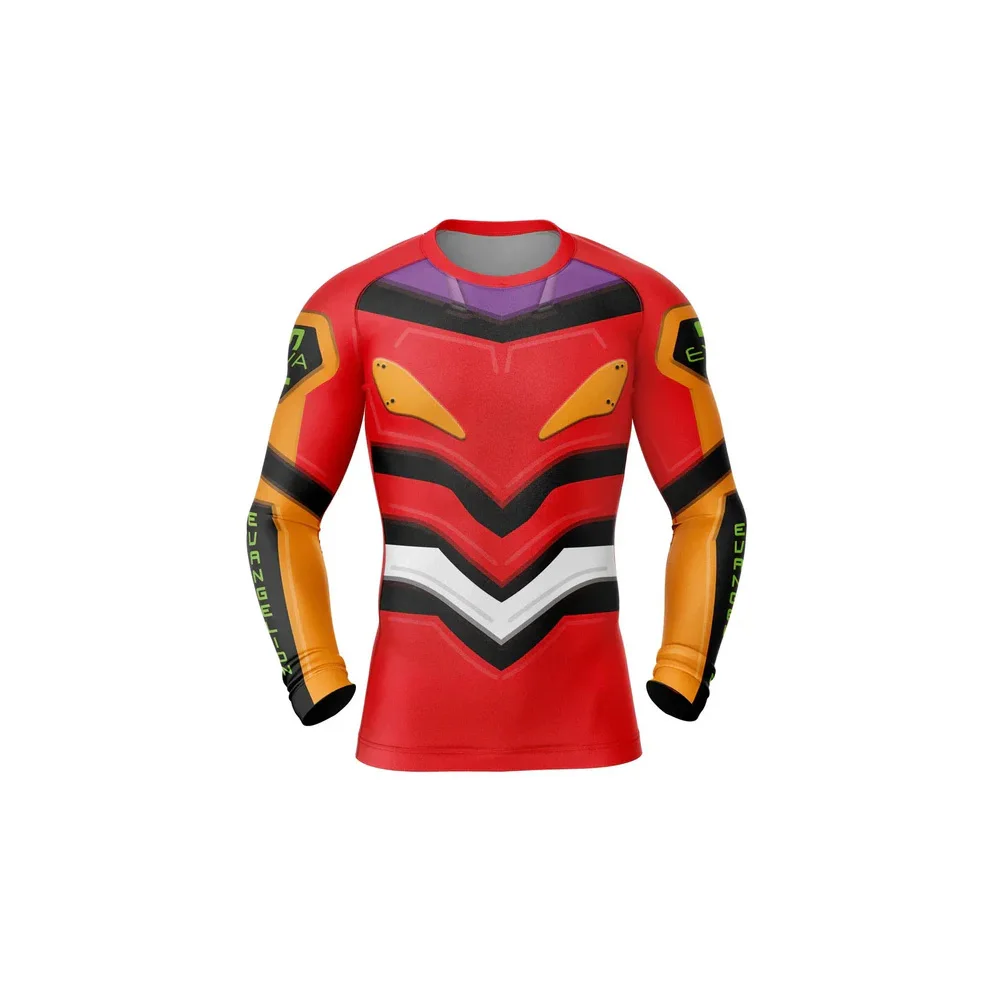 

2025 New Arrival Men's 3D Anime Printed Long Sleeve Tights Comfortable, Breathable and Highly Elastic Suitable for All Seasons