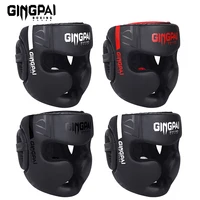 Casco De Kick Boxing Karate Muay Thai Guantes De Boxeo casco De lucha libre MMA protector De cabeza Sanda entrenamiento adultos niños equipo