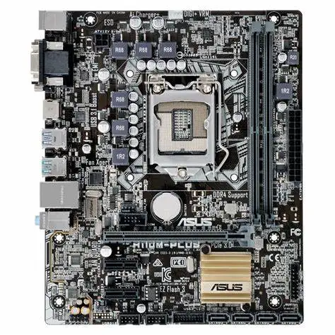 Asus H110M-PLUS Motherboard Intel H110 LGA 1151 DDR4 32GB support i3-6300 i5-6500 i5-7400 i7-7700 G4620 cpu Micro ATX