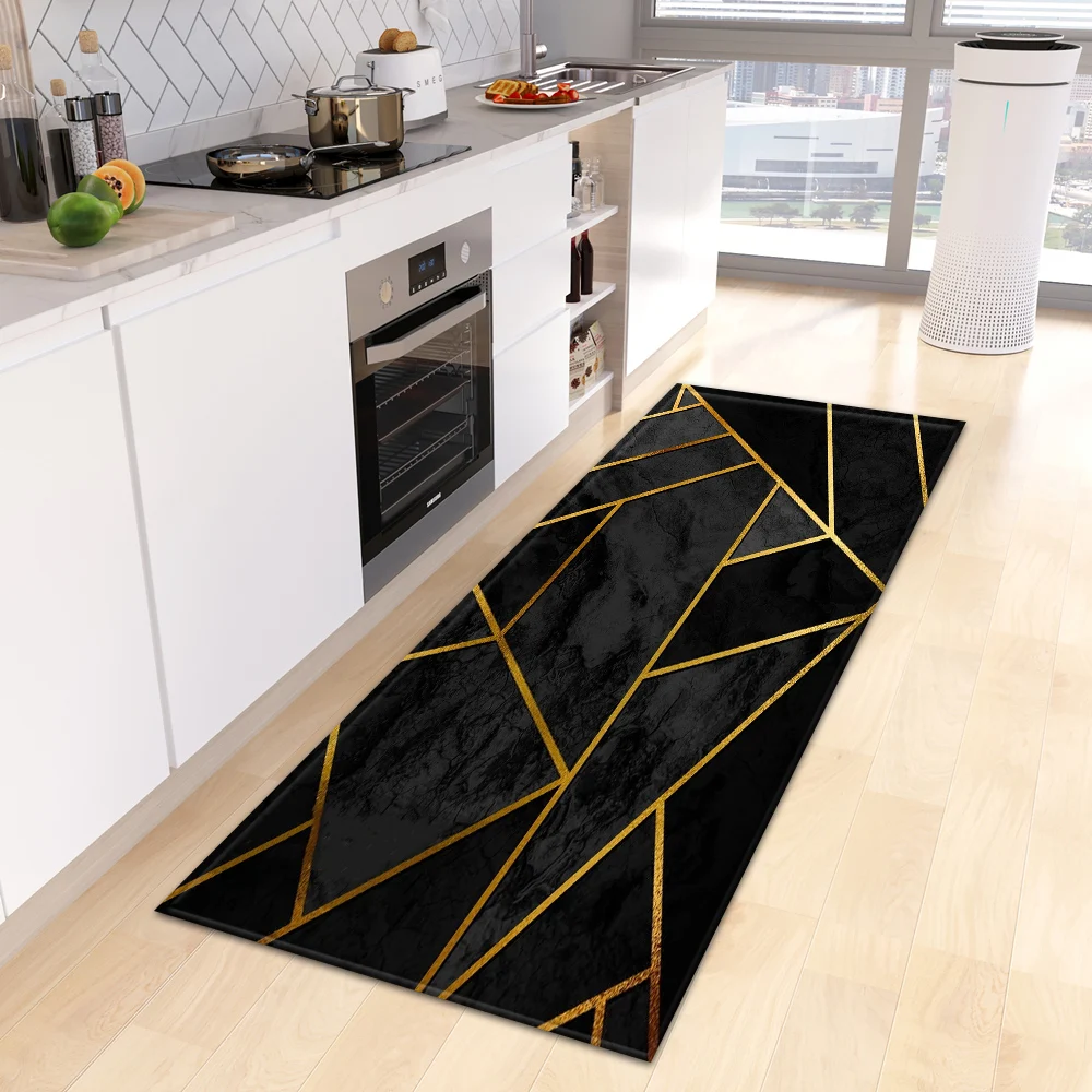 Kitchen Mat Bath Entrance Doormat Custom Bedroom Floor Decoration Non-Slip Foot Carpet Home Hallway Balcony Door Living Room Rug