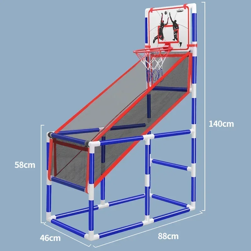 Przenośna maszyna do rzutów koszykówkowych dla dzieci, do użytku wewnątrz i na zewnątrz, zabawka sportowa do domu.