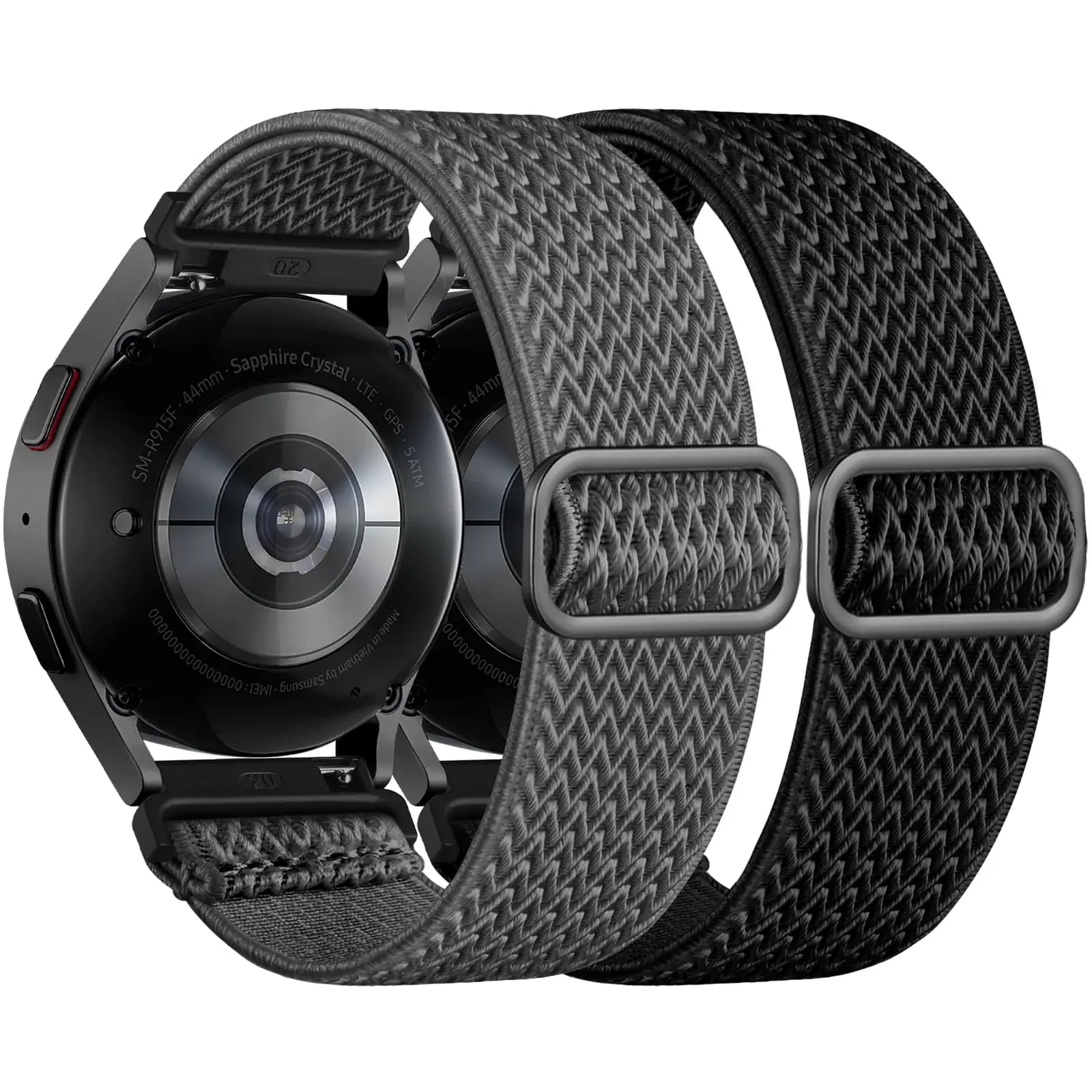 

Stretchy Nylon Watch Bands for Galaxy Watch 7 6 5 4 Band 40mm 44mm/ Galaxy Watch 6 4 Classic Band 43mm 47mm 46mm 42mm