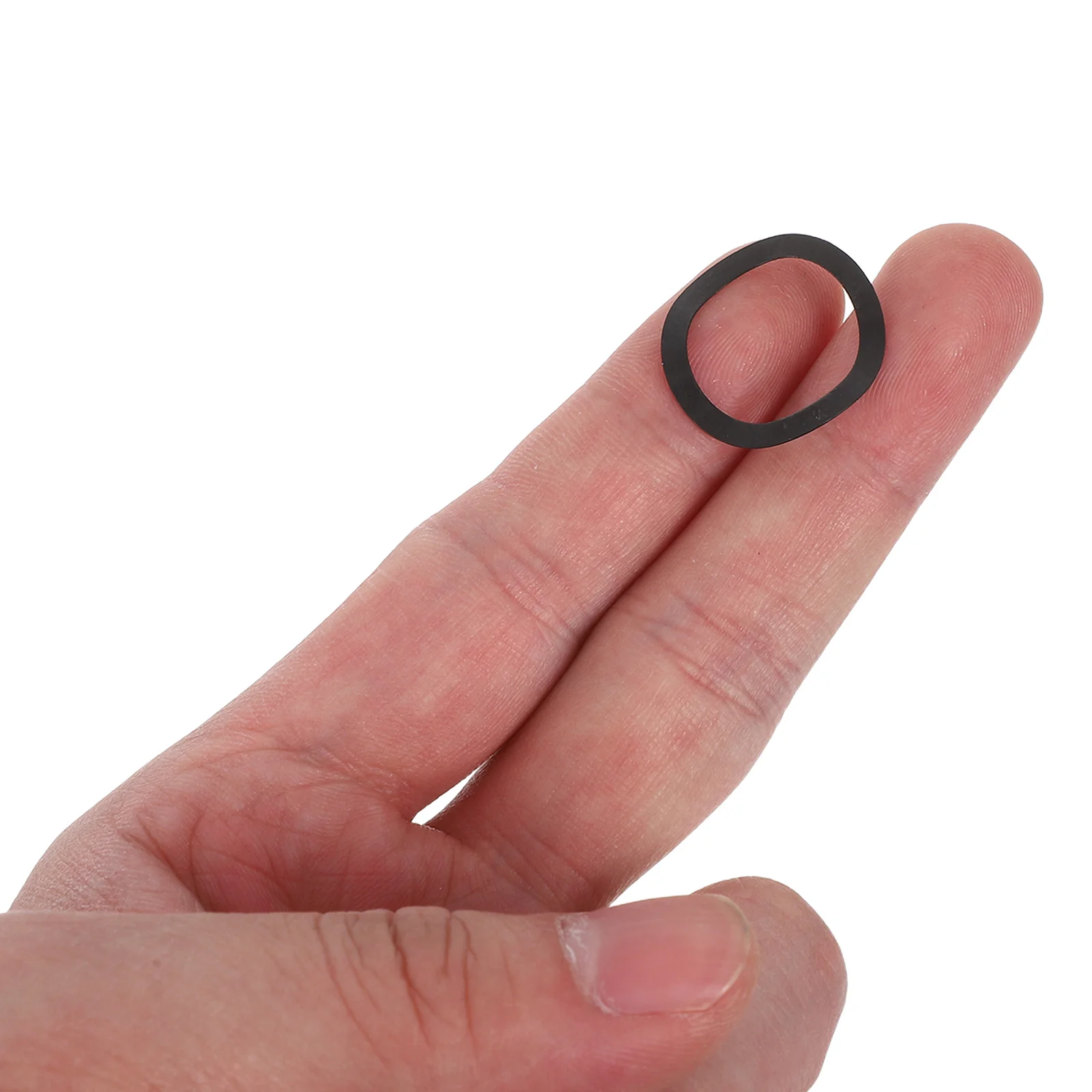 

300pcs Precision Spring Washers 16Mm Inner 21Mm Outer 0.3Mm Thick Black Manganese Steel Wavy Washer For Motor Bearing Bolt Screw
