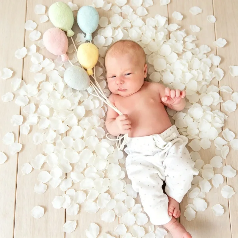 

8pcs/set New Felt Balloon Cloud Set Newborn Photography Props Posing Props for Baby Photo Shooting