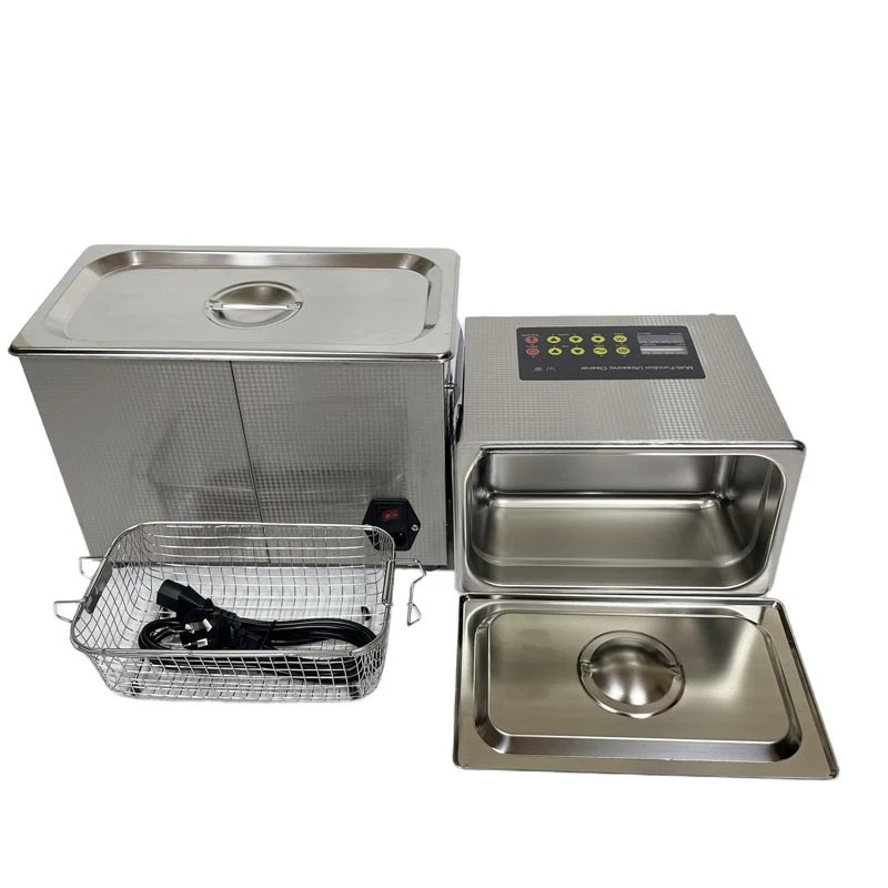 Professional 1.3L Ultrasonic Jewelry Cleaner Digital Timer Basket Heater Dentures Dental Oral Rinse Jewelry Polisher
