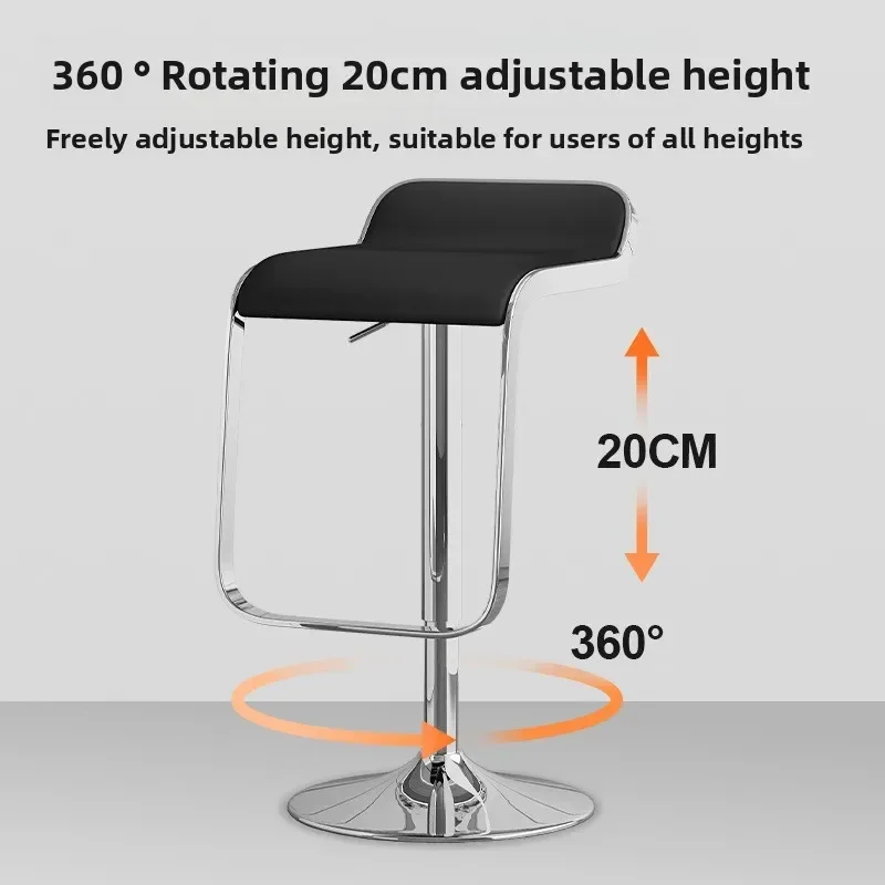 Factory Multi-functional New Bar Chair Bar Chair Lift Chair Household Bar Stool Balcony Backrest High Stool Checkout Page Stool