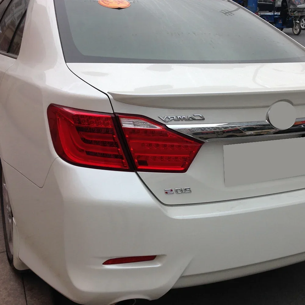 

Автоматический задний фонарь в сборе для Toyota Camry 7th 2012-2014, обновление BMW Style, светодиодные динамические поворотные автомобильные задние фонари, аксессуары