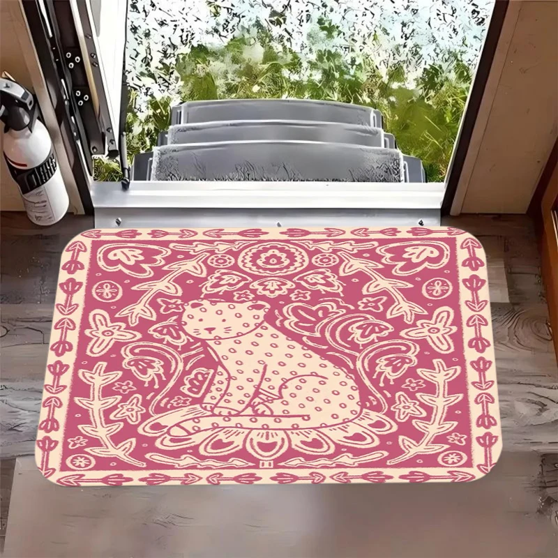 Victoria Entrance Floor Mat Bohemian Style Anti-slip Mat Corridor Entrance Porch Floor Mat Living Room Carpet