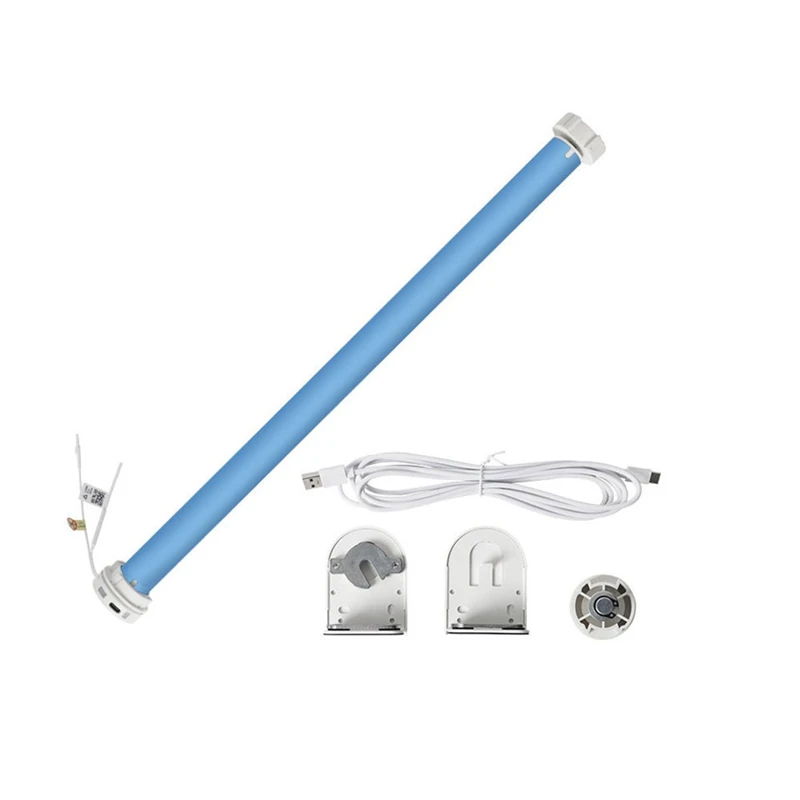 

AB42-Matter Over Thread Smart Roller Shade Blinds Motor Built In Battery For 38Mm Tube App