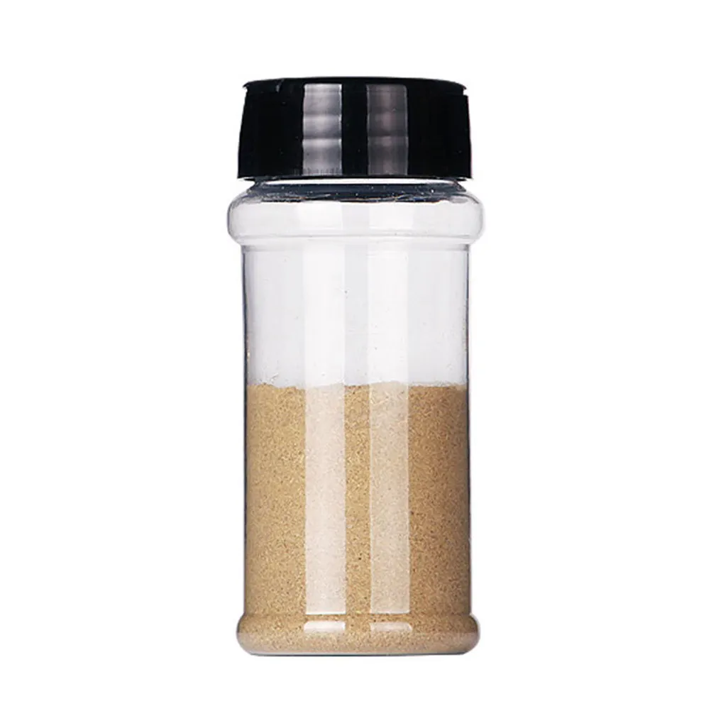 25Pcs Plastic Seasoning Powder Jar Spice Dispenser for Kitchen Bbq Restaurant Pepper Salt Bottle Transparent Lid Removable Easy view 2